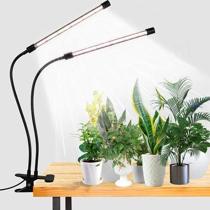 1 Pack LED Grow Light, 6000K Full-spectrum Plant Growth USB Lamp with Warm, Red, Blue LEDS for Indoor Plants