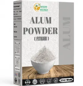 Herbs Botanica Potassium Alum Powder (Fitkari), Pure Granulated Alum for Skin Care, Canker Sores, Deodorant, Alumbre en Polvo, Natural Cleansing & Flowers, 5.3 oz
