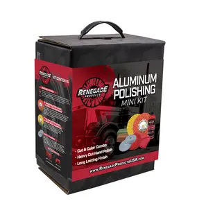 Renegade Products | Aluminum Polishing Mini Kit - Cut & Color Combo for Big Rigs & Marine Equipment - Professional Grade Tools & Compounds