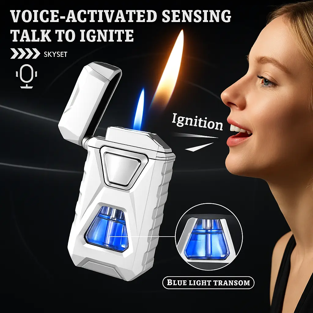 Smart Voice Control Men's Lighter Type C Butane Lighter Cool Gift for Boyfriend Family Electronic Lighter Windsproof Multifunctional Lighter Gift Box Included Butane Not Included - TikTok Shop Smart Voice Control Men's Lighter Type C Butane Lighter Cool Gift for Boyfriend Family Electronic Lighter Windsproof Multifunctional Lighter Gift Box Included Butane Not Included - TikTok Shop