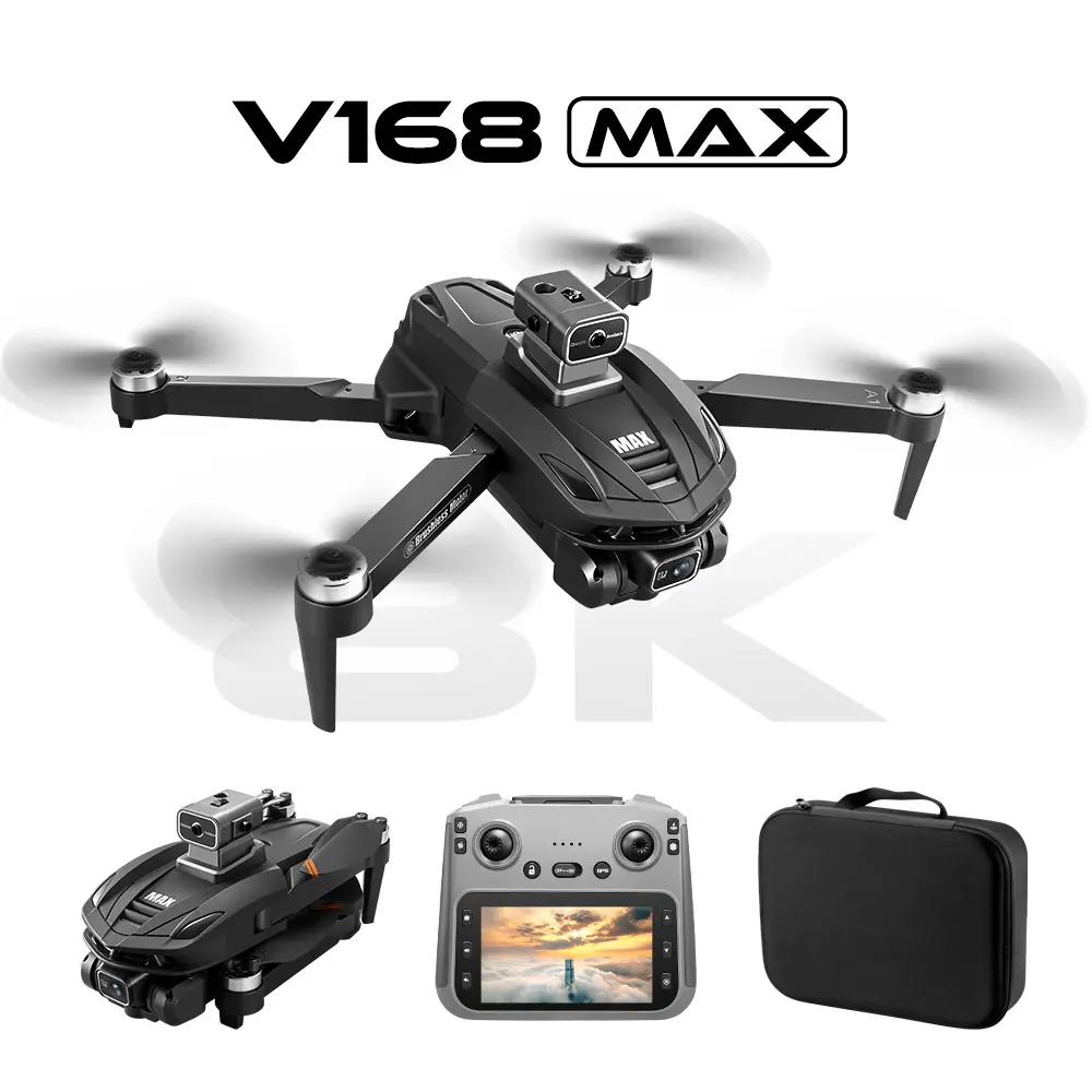 GPS drone 5G drone with 4.5in screen controller optical flow visual hover increased stability and Easy Control for outdoor exercise for birthday gift