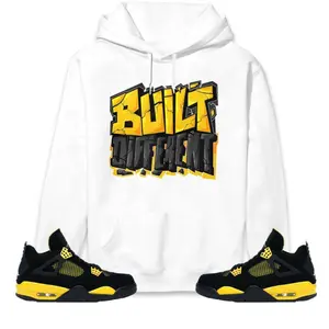 Jordan 4 Thunder Unisex T-Shirt, Sweatshirt, Hoodie Built Different, Shirt To Match Sneaker, Gift For Him, Gift For Her, Gildan