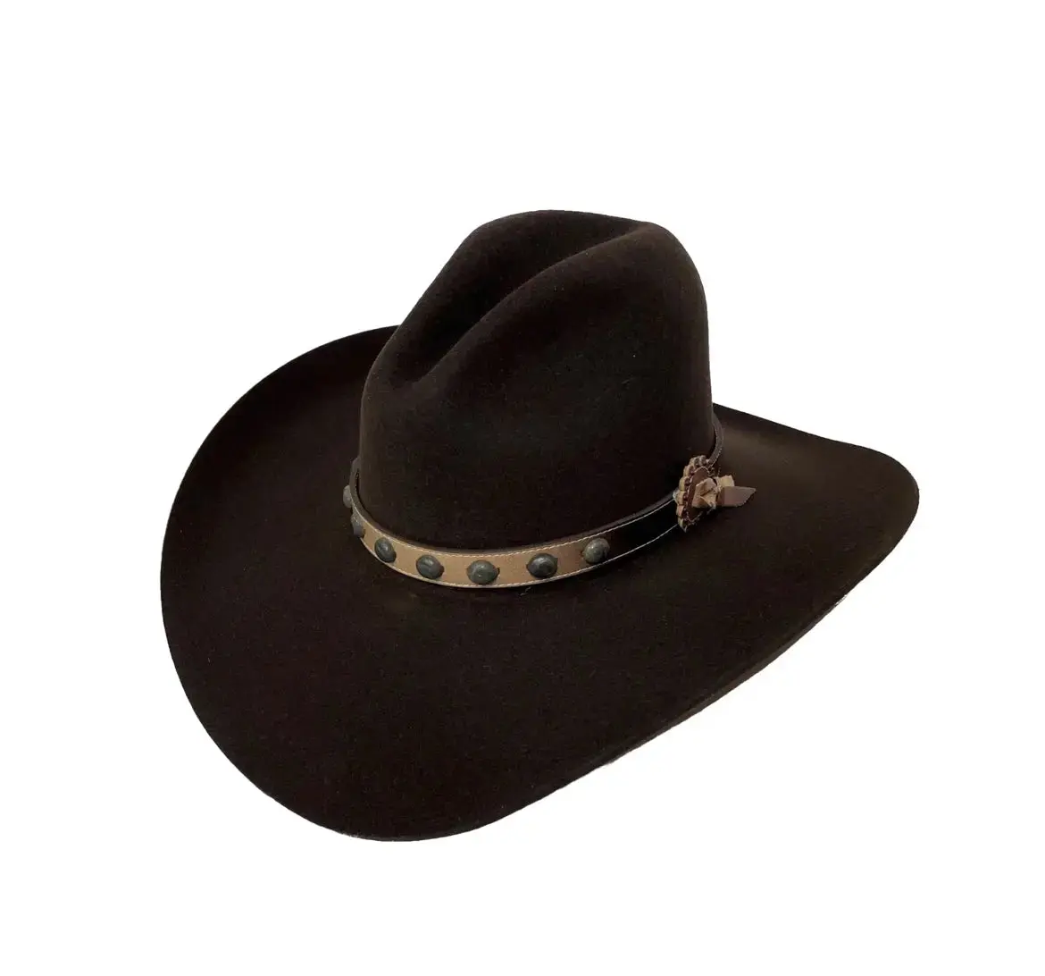 Stetson Broken Bow 4X Buffalo Felt Cowboy Hat – Brown