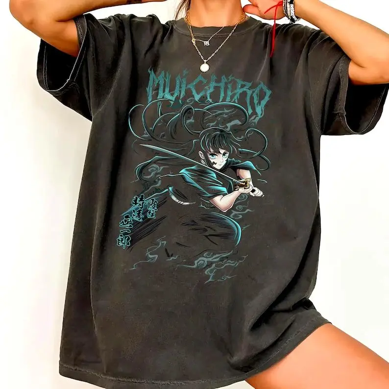 Muichiro Tokito Shirt, Mist Hashira Demon Slayer Anime Tee