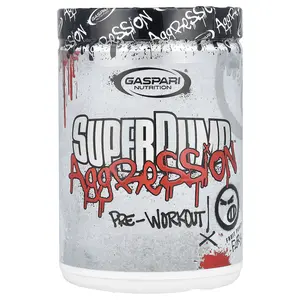 Gaspari Nutrition SuperPump Aggression™ Pre-Workout, Fruit Punch Fury, 360 g
