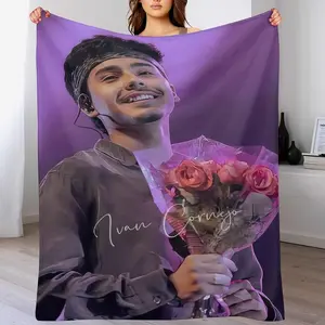 Ivan Music Cornejos Micro Soft and Comfortable Warm The Wool Blanket Fan Suitable for Room Sofa Bed Car Lets Trip Camping Sofa Decoration Merch Gift Blanket