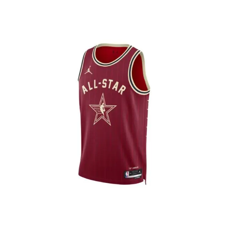 Nike Jordan Nba Dri Fit Lebron James All Star Jersey Men's Red FQ7732-603