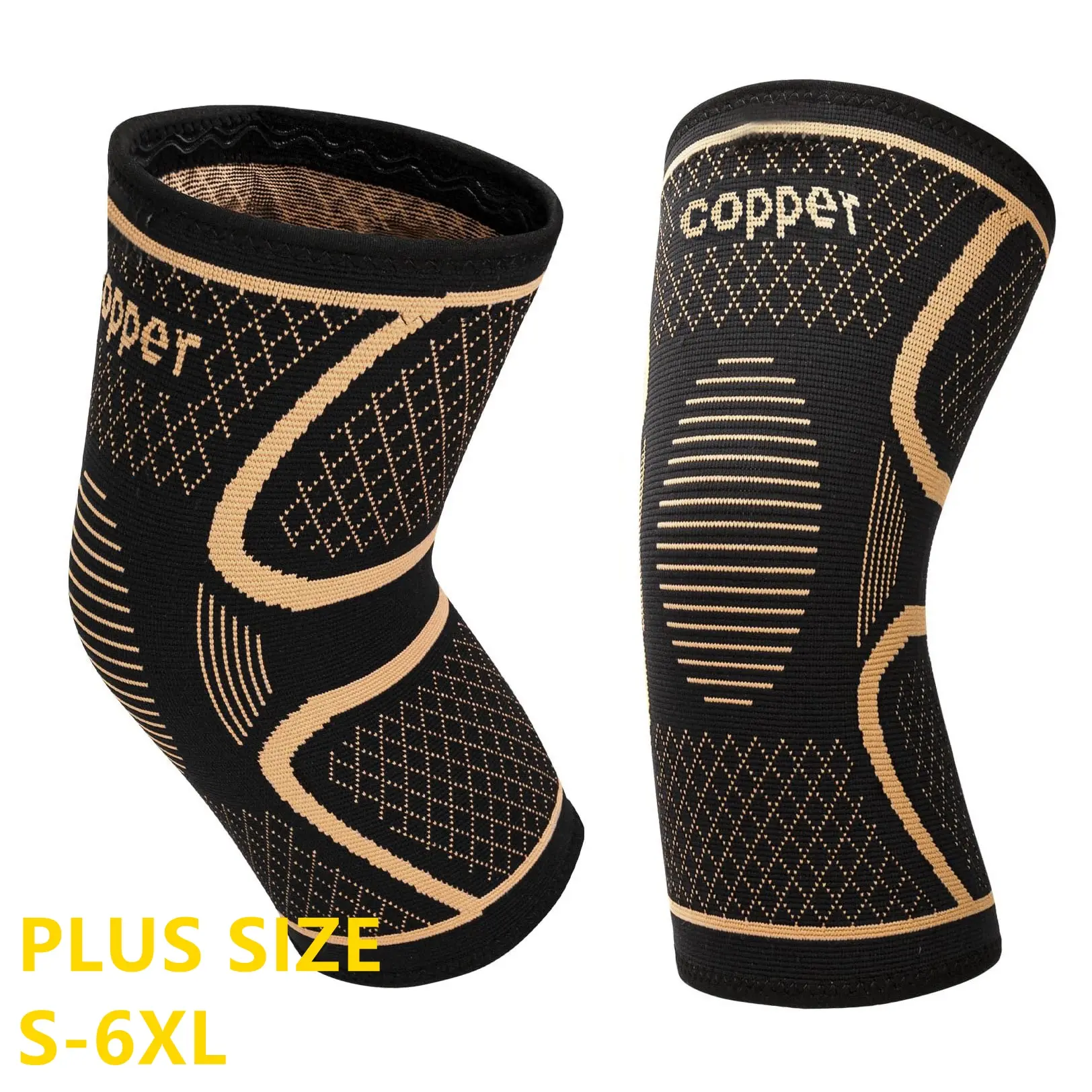 Copper Knee Compression Support for Enhanced Mobility, Pain Relief for Arthritis and Joint Discomfort, Durable and Comfortable Design, Sports Knee Brace, Knee Supporter
