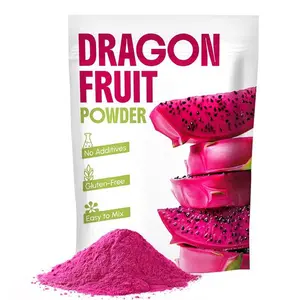 CCNature 4oz Dragon Fruit Powder, Pitaya powder | Natural food coloring | Great Flavor for Baking, Drinks, Dragonfruit Syrup, Smoothies | No Sugar & Additives, Non-GMO & Vegan Friendly