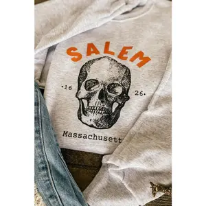 Salem Sweatshirt, Retro Hocus Pocus Sanderson Pullover Sweatshirt, Halloween Sweatshirt, Full Color Range, Find Your Perfect