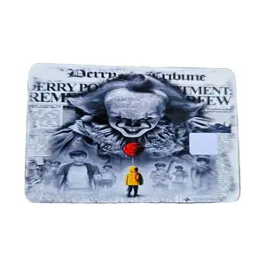 Anime Credit Debit Card Skin Pennywise Waterproof Durable Universal Compatibility Sticker Sleeve Vinyl Cover | Aesthetic Credit Card Skin Sticker