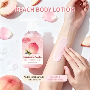 Peach Niacinamide Body Lotion 200ML, Fruit Scented, Creamy Texture, Smooth Absorption, Hydrating Moisturizer, Skin Care Essential