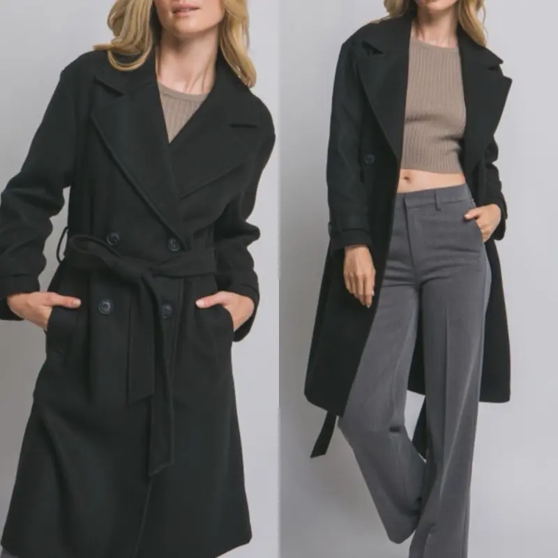 Paola Belted Wrap Coat Paola Belted Wrap Coat