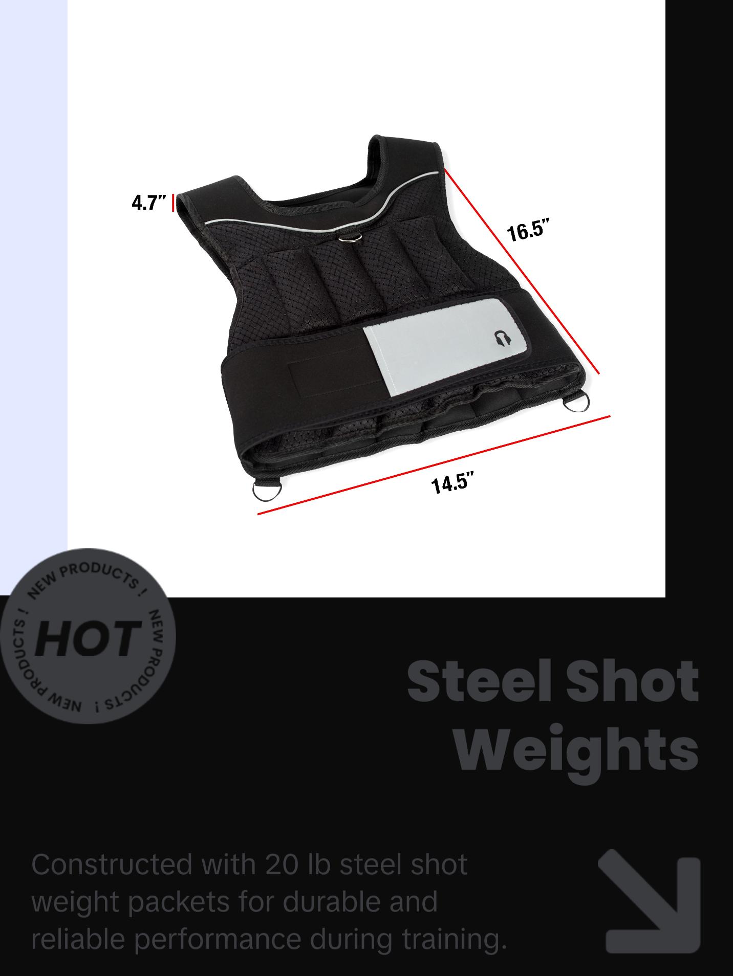 20 Lb. Adjustable Weighted Vest