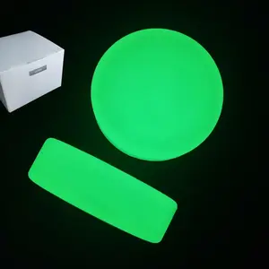 Glow in The Dark Party Hockey Pucks Green Floor Puck for Youth Adults Outdoor Indoor  and Ice Hockey and Roller Hockey Practicing  and Handling Skills 2-Pack