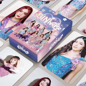 55Pcs/Set BINI Idol Girl New Album Verse Photocards Sheena Jhoanna Mikha Stacey Gwen Colet Aiah HD Printd Lomo Cards Fans Gifts