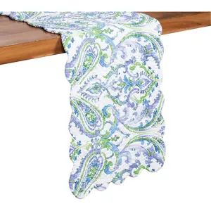 14" x 51" Juliet Quilted Reversible Table Runner by Valerie