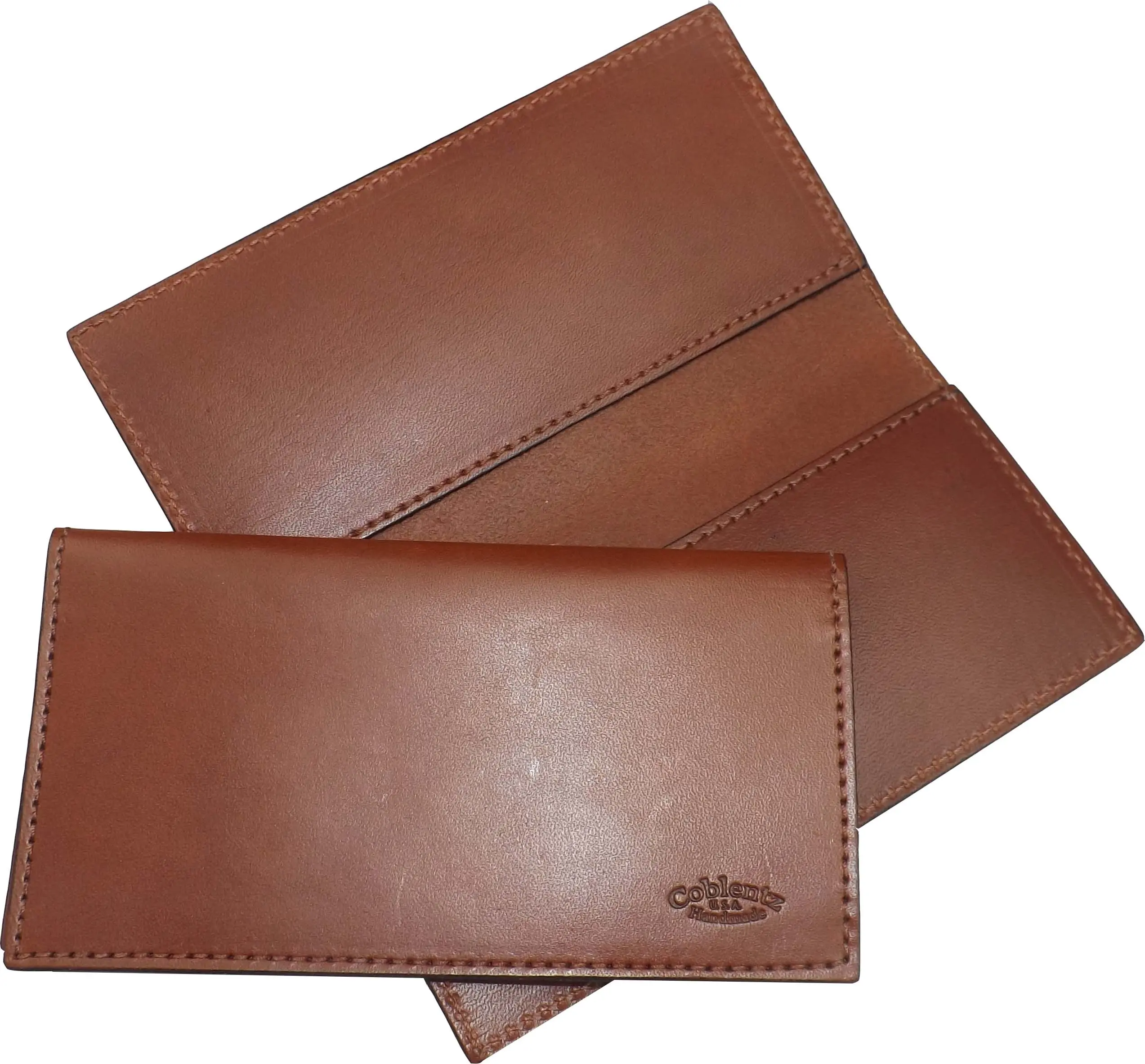CHECKBOOK COVER - Genuine English Bridle Leather in 4 Colors