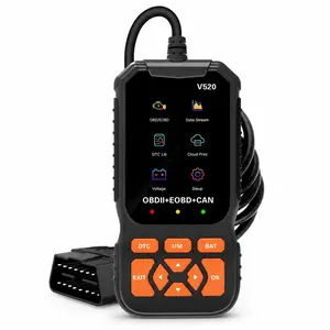 OBD2 Car Diagnostics Scanner - Universal Fit OBDII Diagnostic Code Reader & Scanner with Live Data Stream, Battery Voltage Test, I/M Readiness, DTC Lookup, Read Codes & Full OBDII Functions for Most Vehicles Automotive Electronic Repair Tool
