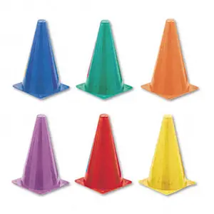 DDI 508562 Indoor/Outdoor Flexible Cone Set Vinyl Assorted Case of 3