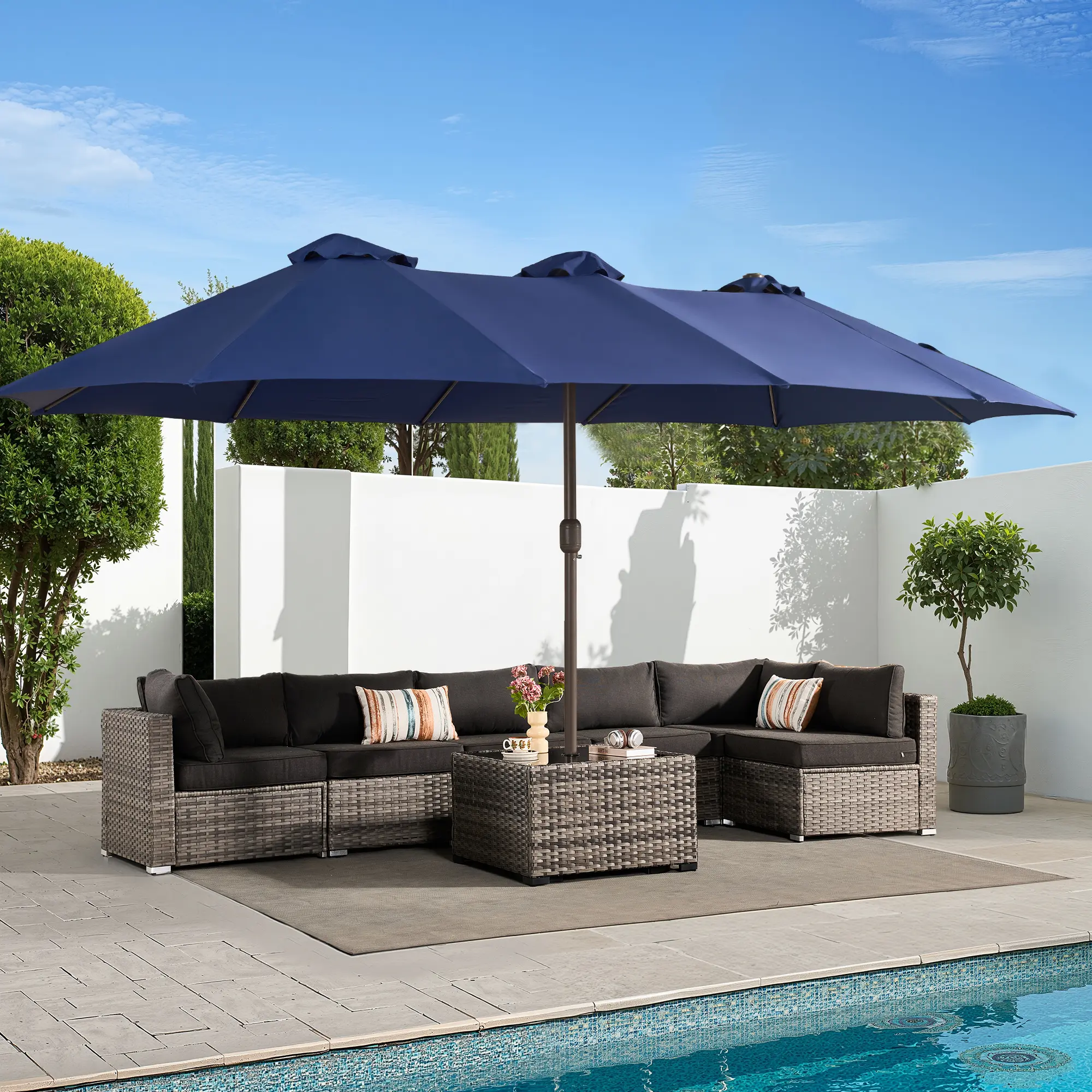 Dark Blue Without Lighted