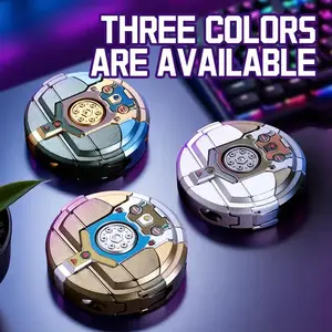 3pcs Transformable Fidget Spinners for Kids Party Favor, Deformable Robot Spinner Fidget Toys, Fingertip Gyros Stress Relief Sensory Toy Stocking Stuffers Bulk Gifts Kids Classroom Prizes adult