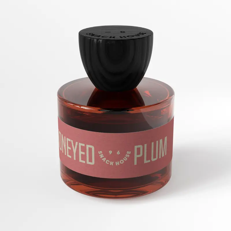 Snack House Honeyed Plum Unisex Fragrance Eau de Parfum - 100ml Cruelty-Free Sweet Gourmand Perfume, Boozy Creamy, Fruity & Leather Notes, Vanilla Accents, Main Character Scent, Single Item Fragrances