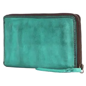 Distressed leather Wallet