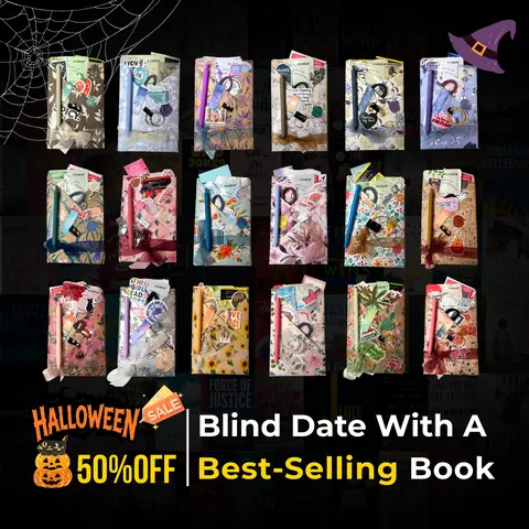 Blind Date With a Book Value Box - Perfect Gift for BookTok, Friends, and Self-Care, Personalized Free Bookish Gifts Back to School - New York Times, USA Today, Wall Street Journal Book Gift Box