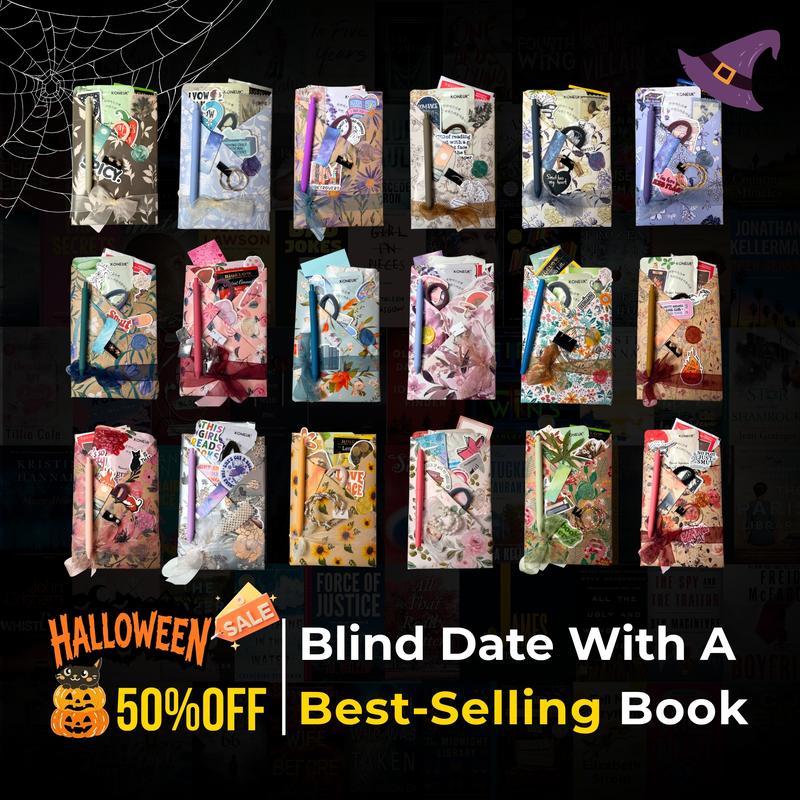 Blind Date With a Book Value Box - Perfect Gift for BookTok, Friends, and Self-Care, Personalized Free Bookish Gifts Back to School - New York Times, USA Today, Wall Street Journal Book Gift Box