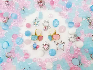 [Premium] Giant Luxury Crystal Beaded Chain, Bead Assortment for DIY Beading & Costume Jewelry Accessories, Diy Beading Accessories