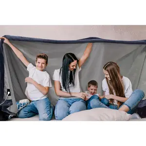 79*55 Inch Grounding Blanket for Sleep,Grounding Sheet with Silver and Soft Flannel, Pain Relief, Helps Anxiety Relief, for Home, Office,Travel