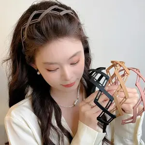 2026 Viral  5Pcs Women’s Portable Retractable Headband | Tooth-Edged Anti-Slip Hair Clamp | Face Washing, Bangs & Hair Buns