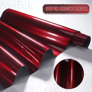Dragon Blood Red Car Vinyl Sticker, Pet Car Paint Protection Film, Breathable Low-Adhesive, High Gloss Motorcycle Decal, Universal Car Sticker, Car Decals