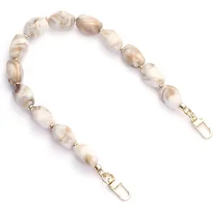 Handbag Chain Straps  Purse Chain Strap Fashionable Replacement Purse Clutches Handles for Purse Handbags Crafts