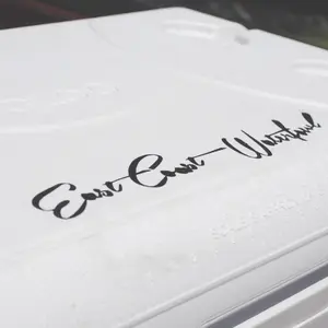 15" ECW Script Decal