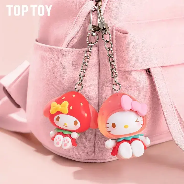 TOPTOY Sr Characters Stawberry Candy Series Mini Vinyl Keychain Pendant Blind Box