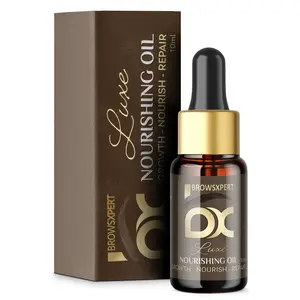 BROWSXPERT Brow Nourishing Oil - Dropper | Hair Growth, Serum for Fuller Brows | Beauty Professionals, Natural Repair | Castor Oil, Almond, Coconut, Sesame 10 ml