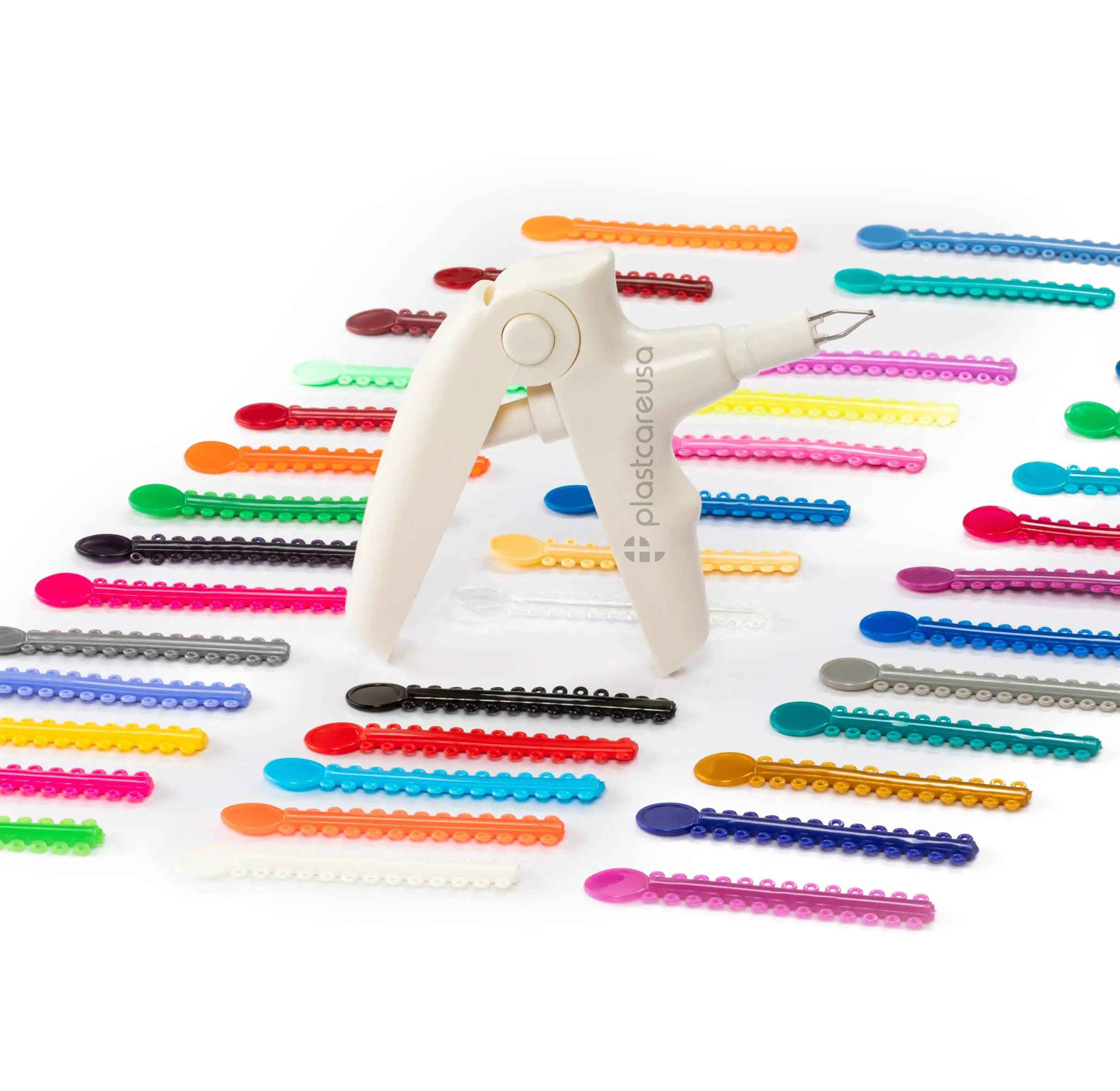 1040 Assorted Multicolor Ligature O-Ring Rubber Bands Combo