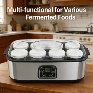 Digital Yogurt Fermenter + 5 Bonus Gadgets: Bottle Opener, Sponge, Towel & More!