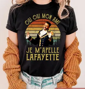 OUI OUI MON AMI JE M'APELLE T-Shirt, Broadway Fan T-Shirt For Women, American Musical Gift, American Musical Shirt
