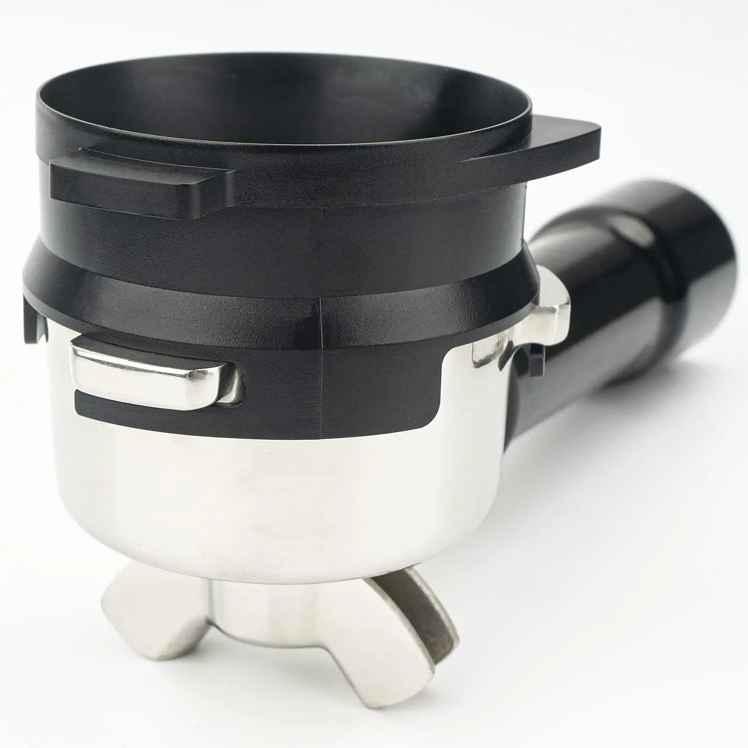 54Mm Dosing Funnel For Breville Barista Portafilters, Hands-Free Coffee Accessrioes Dishwasher Safe, Black