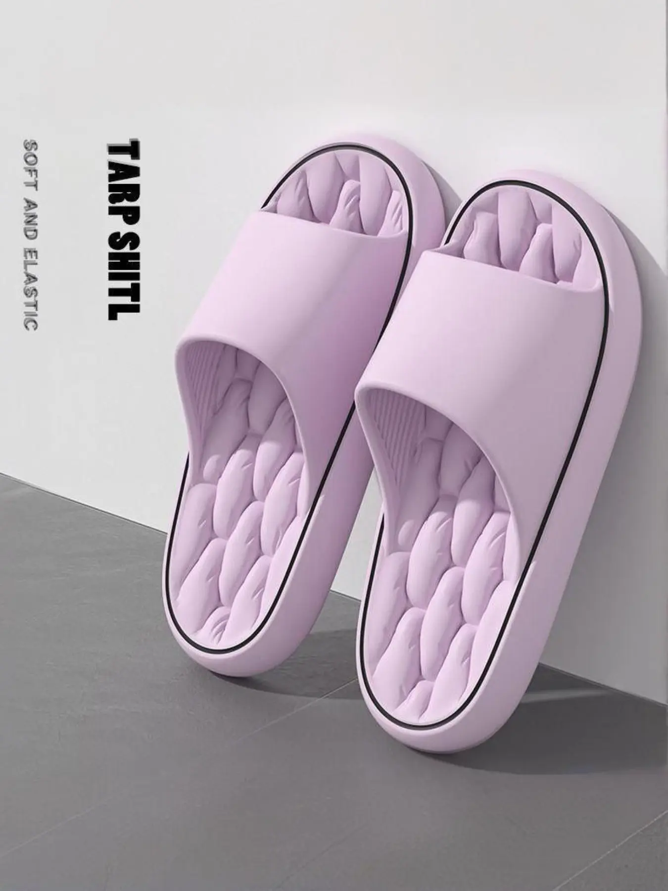 Unisex Eva Breathable Slippers, Home Slippers, Footwear, Open Design, Comfortable Non-Slip, Casual Indoor Activities, All Seasons, Plain Color