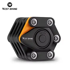 WEST BIKING Bicycle Motorcycle Cycling Lock Security Bike Lock Waterproof Anti-theft Bicycle Lock Bike Bicycle Accessories