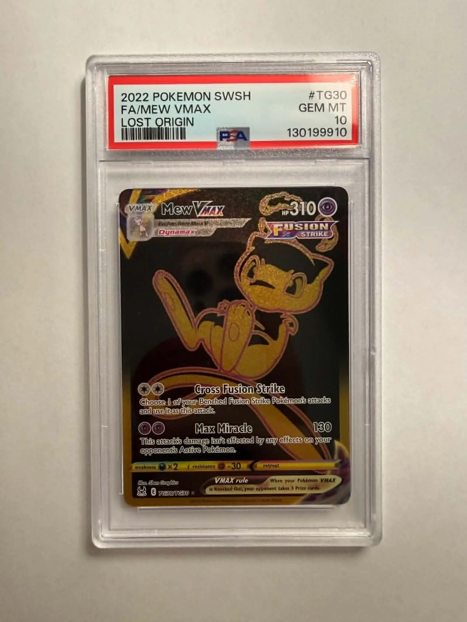 Mew VMAX #TG30/TG30 PSA 10 GEM MINT
