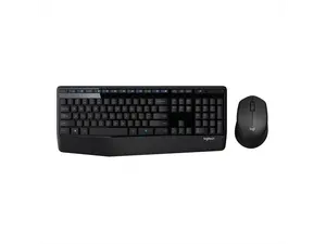 Logitech MK345 Wireless Combo Full-Sized Keyboard with Palm Rest and Comfortable Right-Handed Mouse, 2.4 GHz Wireless USB Receiver, Compatible with PC, Laptop