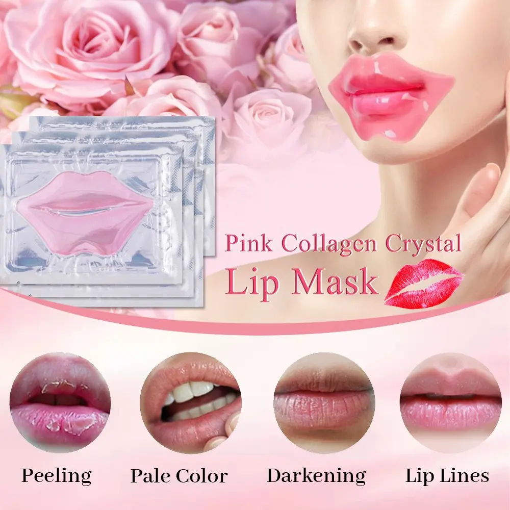 Crystal Lip Mask, Overnight Lip Moisturizing Hydrating Mask for Soft ...