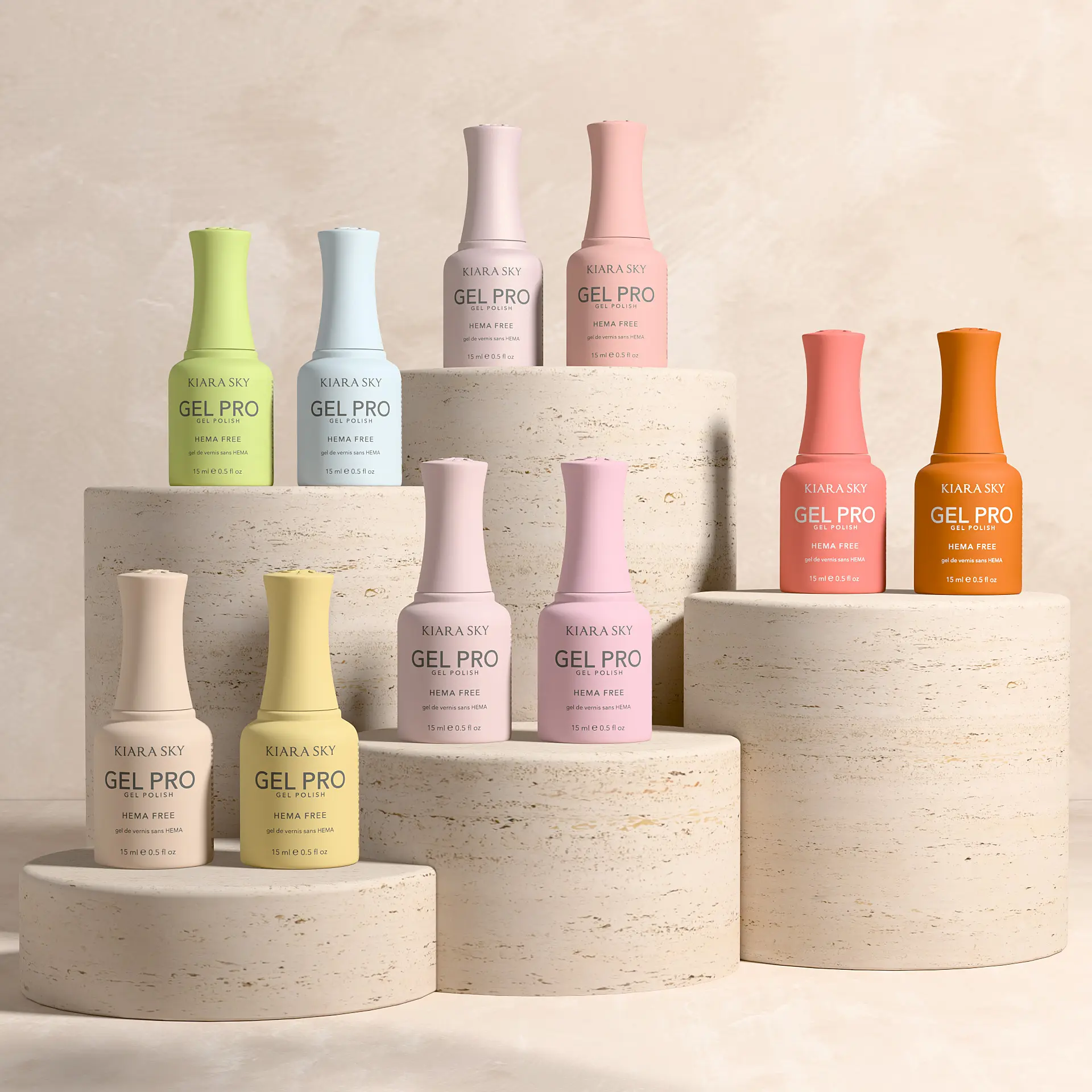 Kiara Sky Gel Pro - Freshly Pressed Spring Collection - HEMA-Free + TPO Free Nail Gel Polish | Intense Pigmentation, Long Lasting Wear