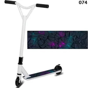 1 simple purple flash messy line scooter sticker, skateboard body sticker, personalized cool DIY-stylish and durable, skateboard accessories, non-slip PVC sticker easy to install, suitable for Halloween Christmas gifts