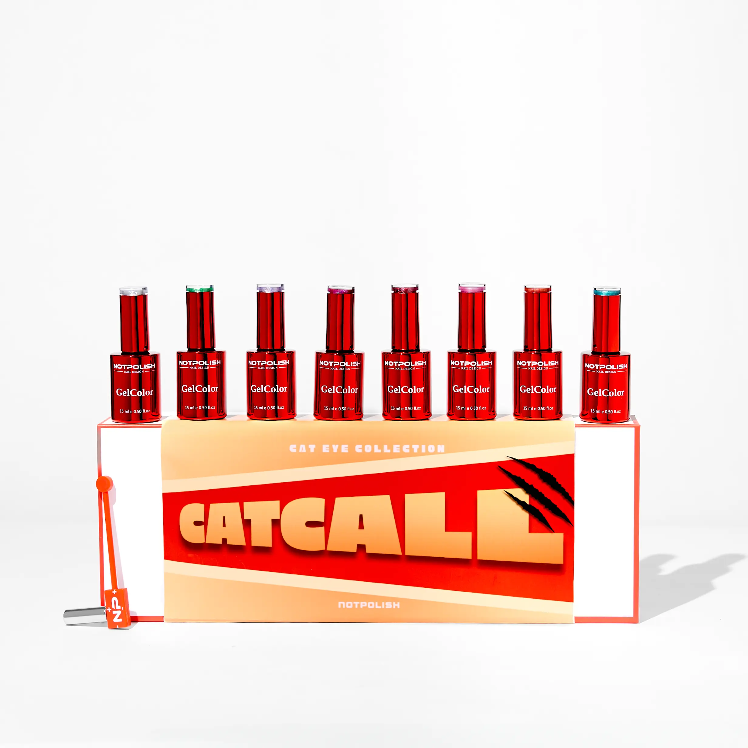 NOTPOLISH CATCALL CAT EYE COLLECTION MAGNETIC MULTIDIMENSIONAL GEL POLISH